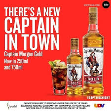 CAPTAIN MORGAN GOLD 250ML